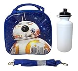 Disney Star Wars Blue Bb-8 Lunch Bag with Water Bottle & Adjustable Shoulder Strap