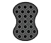 Curl Sponge - NuDred The Original Large Gold Mirrored Afro/Dread Sponge for Coils, Curls, Twists - Natural Hair Twist Sponge for Men and Women with Big Holes