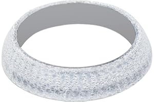 Tongze 2 Inches/51mm Exhaust Manifold Gasket: Universal Exhaust Flange Gasket Seal Muffler Ring Replacement to Prevent Leaking Between Exhaust Manifold and Exhaust Pipe, Exhaust Donut Gasket