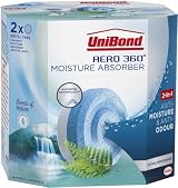 Unibond AERO 360° Moisture Absorber Refill Tab 2 x 450g Waterfall Freshness view 2