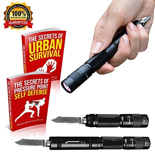 Buy 1 SelfDefense Flashlight Knife With 2 Bonus Ebooks Included! *Tactical Flashlight Knife