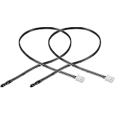 uxcell 2 Pcs 10K NTC Thermistor Probe 15.7 Inch Epoxy Sensitive Temperature Temp Sensor for Air Conditioner