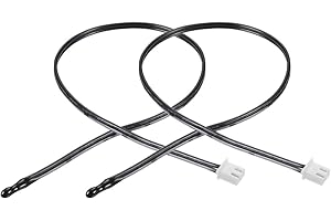 uxcell 2 Pcs 10K NTC Thermistor Probe 15.7 Inch Epoxy Sensitive Temperature Temp Sensor for Air Conditioner