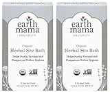 Organic Herbal Sitz Bath by Earth Mama | Soothing Soak for Pregnancy and Postpartum Care, 6-Count (2-Pack)
