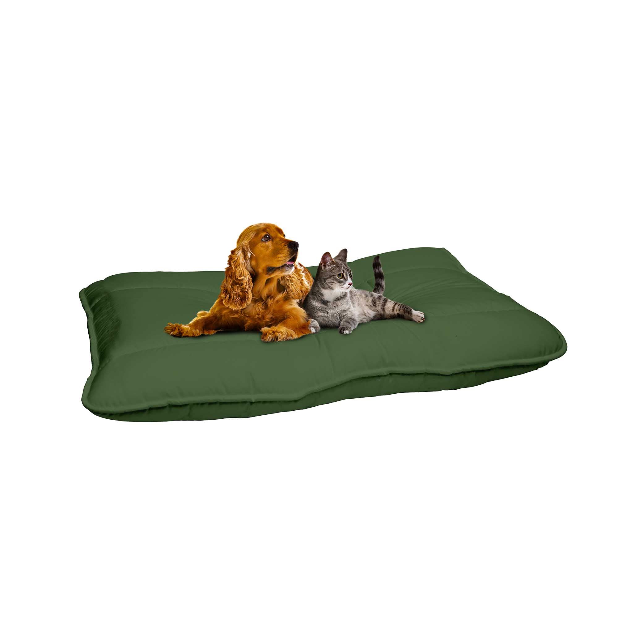 Stripey Finds Dogs Maxy Pillow 60x100cm, Dark Green — image 1