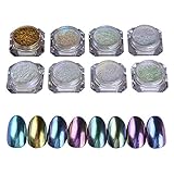 1g/box Shinning Mirror Nail Glitter Powder Gorgeous Nail Art Chrome Pigment Glitters
