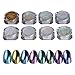 Born Pretty 8 Box Shinning Mirror Nail Glitter Powder Gorgeous Nail Art Chrome Pigment Glitters 8 Colors