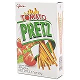 Glico Pretz Snack, Tomato, 3.17 Ounce (Pack of 10)