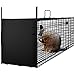 AMAGABELI GARDEN & HOME Humane Live Animal Trap 31"X10.5"X11.5" Catch Release Cage for Nuisance Rodents Control Mole Gopher Opossum Skunk Groundhog Squirrel Spay Feral Stray Cats Rescue Wild Rabbits primary