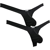 iKingsky Men's Low Rise Pouch Thong Sexy T-back Underwear