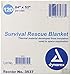 Dynarex Survival Rescue Blanket, 120 Count, 84 Inch x 52 Inch, (Pack of 120)thumb 1