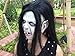 Sinma【Ghost Mask】Latex Creepy Scary Toothy Zombie with Hair for Cosplay