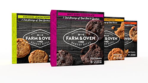 Farm&Oven Bite-Sized Carrot Cinnamon Cake - Dense, Brownie-Like Texture - Get 40% of Your Daily Veggies, Probiotics and Fiber - Non-GMO - Includes 3 Bite Size Pieces Per Pack, 5 Packs Per Box - Thumbnail 5
