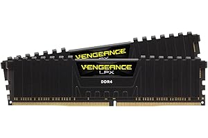 CORSAIR VENGEANCE LPX DDR4 RAM 16GB (2x8GB) 3200MHz CL16-20-20-38 1.35V Intel AMD Desktop Computer Memory - Black (CMK16GX4M2E3200C16)