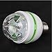 Windspeed Rotating LED Strobe Bulb Multi Changing Color Crystal Stage Light E27 Base
