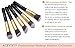 ACEVIVI Makeup Brushes - 10 PIECE Premium Makeup Brush Kit Bamboo Handle Synthetic Kabuki Foundation Cosmetic Brushes for Powder Liquid Cream