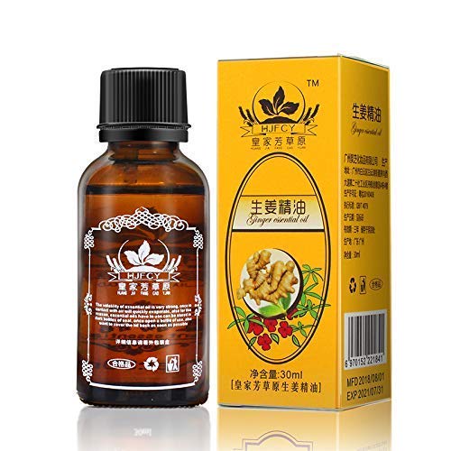 Natures Ginger Oil Essential Massage Scrubbing Oil 100% For Men & Women Promote Blood Circulation Relieve Muscle Soreness Pure Natural