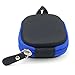 Travel Case for Airpods Case; Otium Bluetooth Headphones; Powerbeats3 Wireless in-Ear; Sennheiser CX 685, OCX 685i, PMX 685i; Skullcandy Ink'd 2 Earbud, TaoTronics TT-BH06, Black with Blue Zip