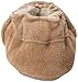 Robeez Cozy Moccasin Crib Shoe, Taupe, 6-12 Months M US Infant