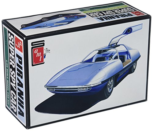 Amt piranha crv super spy car, 1:25 scale model car kit…