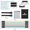 185-LBS-Resistance-Bands-Set-Exercise-Bands-Resistance-Bands-Set-Men-Home-Workouts-With-6-Fitness-Tubes-2-Foam-Handles-2-Ankle-Straps-2-Door-Anchor-Pilates-For-Physio-Home-Gym-Equipment 185 LBS Resistance Bands Set Exercise Bands, Resistance Bands Set Men Home Workouts With 6 Fitness Tubes, 2 Foam Handles…