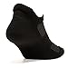 Feetures High Performance Max Cushion Ankle Sock - No Show Socks for Women & Men with Heel Tab - Black, XL (1 Pair)