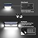 Litom Solar Lights Outdoor with Adjustable Lighting Time, 30 LED Solar Motion Sensor Lights Wireless Solar Powered Security Lights Waterproof Wall Lights for Garage, Yard, Front Door, Step(4 Pack)