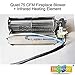 bbq factory Replacement Fireplace Fan Blower + Heating Element for Heat Surge Electric Fireplace