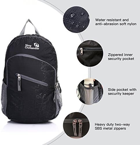 outlander packable lightweight travel hiking backpack daypack