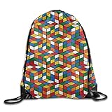 Drawstring Rubik's Cube World Unisex Drawstring Bag