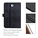 ProCase Galaxy Tab S2 8.0 Case - Leather Stand Folio Case Cover for 2015 Galaxy Tab S2 Tablet (8.0 inch, SM-T710 T715 T713) -Black