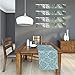 funlife 10x10cmx10 Pcs Form Line Sticker Border Wall Mirror Geometric Greek Wall Sticker Decal