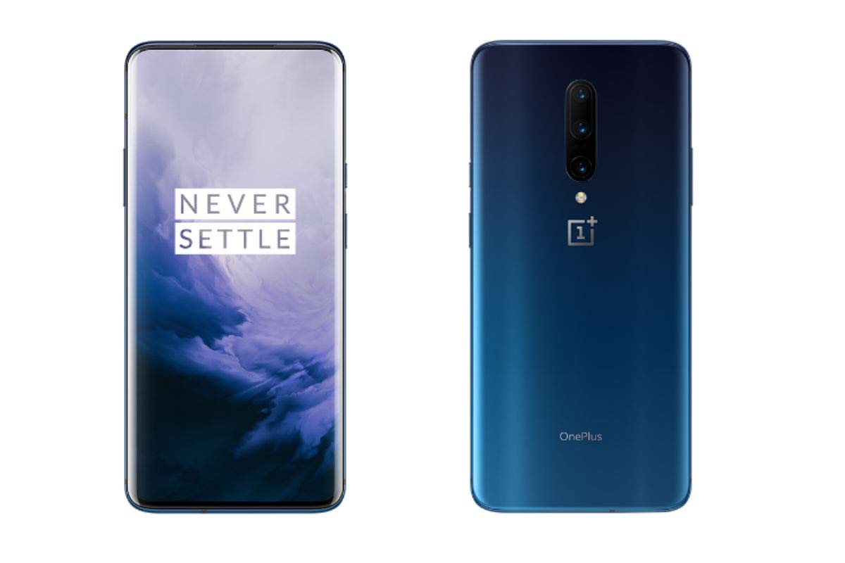 Oneplus 7 Pro GM1910 256GB, 8GB, Dual Sim, 6.67 inch, 48MP Main Lens Triple Camera, GSM Unlocked International Model, No Warranty (Nebula Blue)