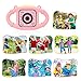 VanTop Junior K3 Kids Camera, 1080P Supported Waterproof Video Camera w/ 16Gb Memory Card, Extra Kid-Proof Silicon Case (Pink)