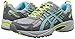 ASICS Women's Gel-Venture 5 Running Shoe, Silver Grey/Turquoise/Lime Punch, 7 M US