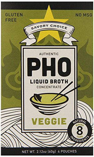 Savory Choice Pho Liquid Broth Concentrate, Vegetable, 2.2 Ounce