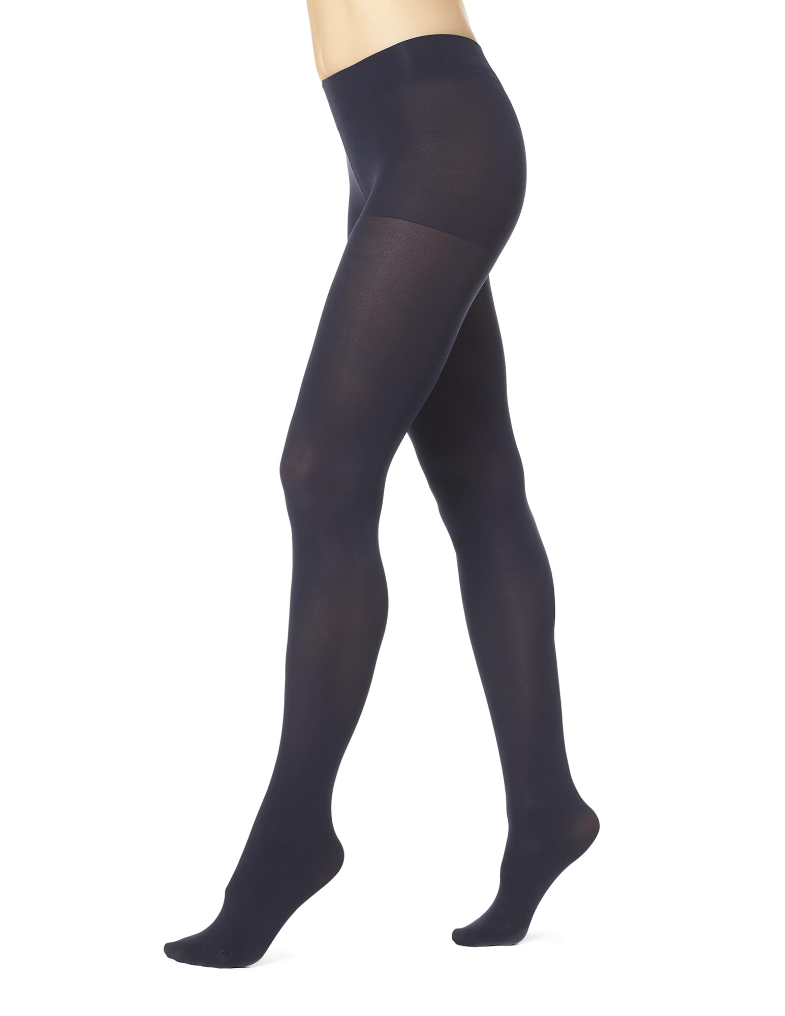 Photo 1 of Hue Women's Super Opaque Tights with Control Top, Navy, 3