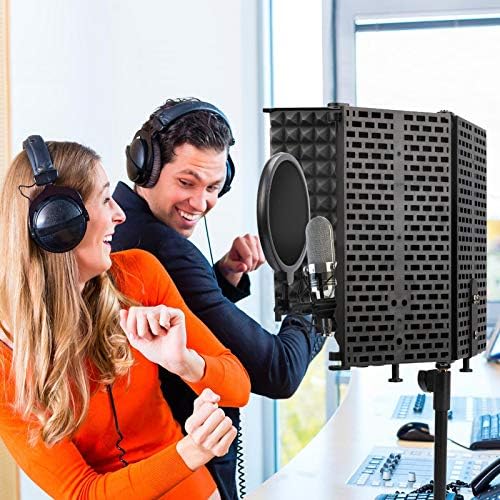 Microphone isolation shield with blowout material, worth $56.99.