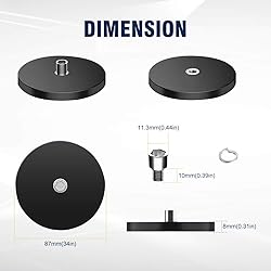 Magnetic Base LED Light Bar Mounting Brackets