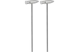 KANNONY WIND Small Hammer for Tuning Kalimba Thumb Piano, Craft hammer Mallet for Toy Building Projects, Jewelry Making, Watch Band, Handcraft, Light Hammer for Women and Children, 6.3", 2 Pcs