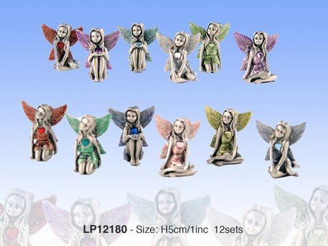 Birthstone Pewter Birthstone Fairy - Birthday (November - Topaz (health prosperity & love))