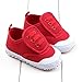 Binmer(TM) Infant Baby Boy Girl Soft Sole Crib Shoes Sneaker Prewalker Crib Shoes (Age:6~12 Month, Red)