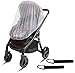 Ritmart Baby Mosquito Net for Stroller, Car Seat & Crib + Hooks (3-Piece Set) - Infant Bug Netting for Carrier, Bassinet & Pack N Play. 50 x 46 Inch, White, Large and Elastic