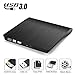 External CD Drive USB 3.0 Slim External DVD CD Drive,External CD DVD +/-RW Writer/Burner/Rewriter /DVD CD ROM Drive for Apple Macbook Pro Laptop/Desktops Win10 and Win 8 By Aooking Tech