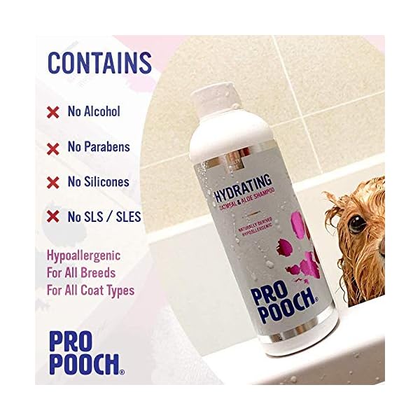 Pro Pooch Oatmeal Dog Shampoo Dog and Puppy Shampoo for Itchy