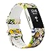 Replacement for Fitbit Charge 2 Band, Soft Silicone Adjustable Sport Strap Printed Bands with Classic Buckle Fitness Accessory Wristband for Fitbit Charge2 (Pattern-11, Small (Wrist 5.5