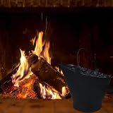 Trendi Black Waterloo Coal Hod Scuttle Fireside Bucket & 5 Piece Companion Set view 3
