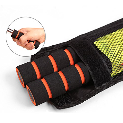 image for Odowalker Soccer Linesman Referee Flags Metal Pole Foam Handle with Ca