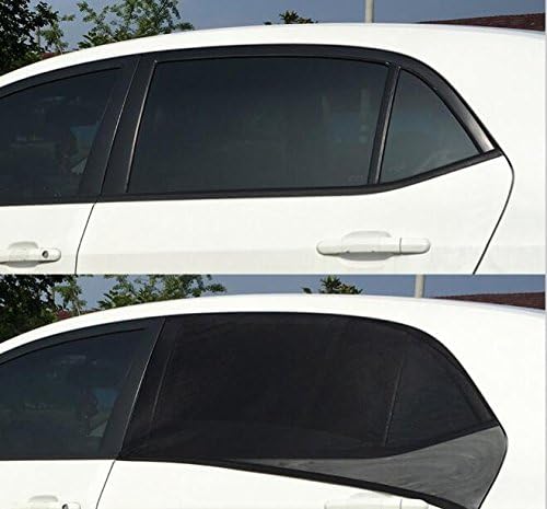 Leadrise Car Window Shade - (2 Pack ) - 125 x52cm(49.6x20.4") Cling Sunshade For Car Windows - Sun, Glare And UV Rays Protection For Your Child - Baby Side Window Car Sun Shades