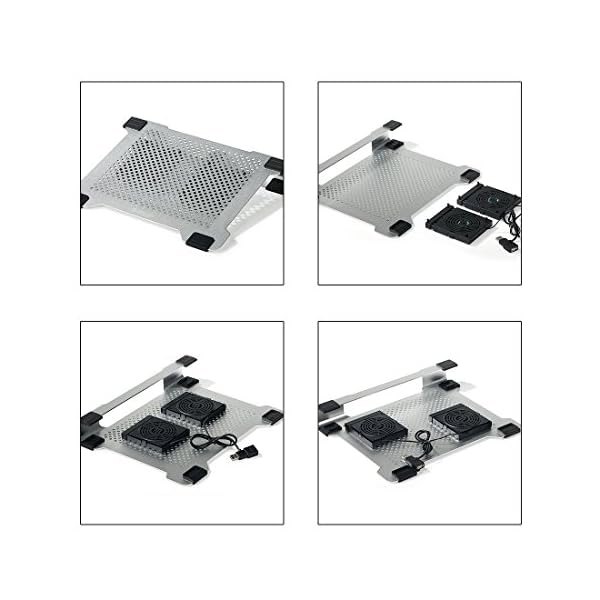 Orico-Aluminium-Laptop-Cooling-Pad-Stand-Potable-Cooler-Pad-with-2-Movable-Quiet-Fans-for-11-15-Inch-Macbook-and-Laptops Orico Aluminium Laptop Cooling Pad Stand Potable Cooler Pad with 2 Movable Quiet Fans for 11-15 Inch Macbook and Laptops